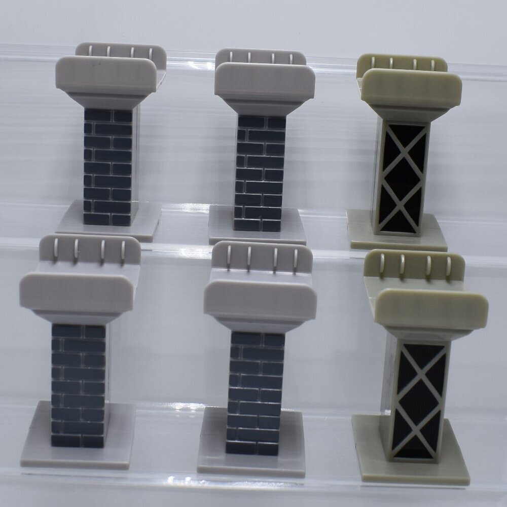 Thomas the Train Wooden Railway Compatible 2.5" Track Risers Set of 6